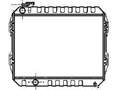 817408-1 Polcar radiador de esfriamento de motor