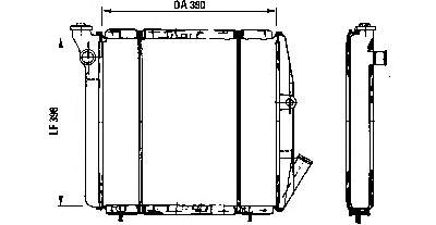 7700773700 Renault (RVI) radiador de esfriamento de motor