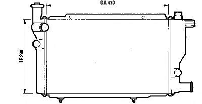 810892 VALEO radiador de esfriamento de motor