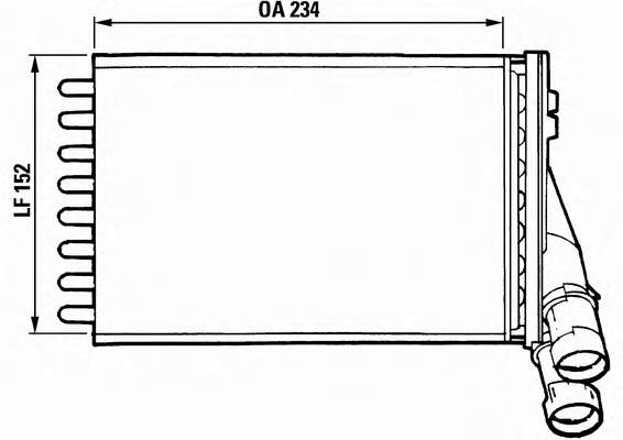 04837 Zilbermann radiador de forno (de aquecedor)