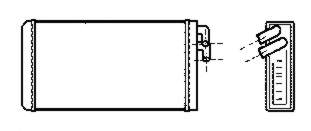 812068 VALEO radiador de forno (de aquecedor)