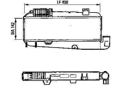 0384F2 Peugeot/Citroen radiador de intercooler