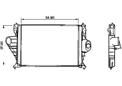 2325J8-2 Polcar radiador de intercooler