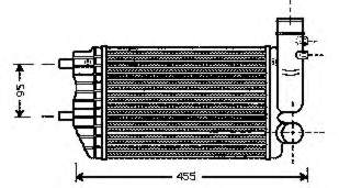 807M22A Jdeus radiador de intercooler