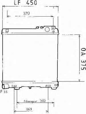 Radiador de esfriamento de motor 17111177850 BMW