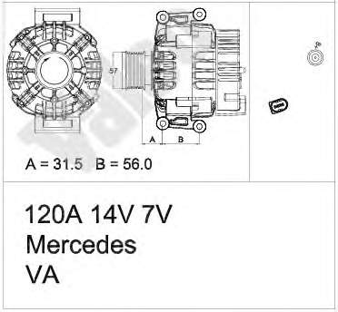 A271154080288 Mercedes gerador