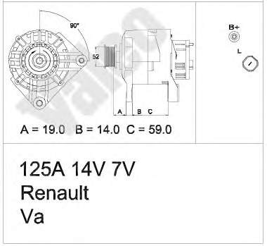 8200538408 Renault (RVI) gerador
