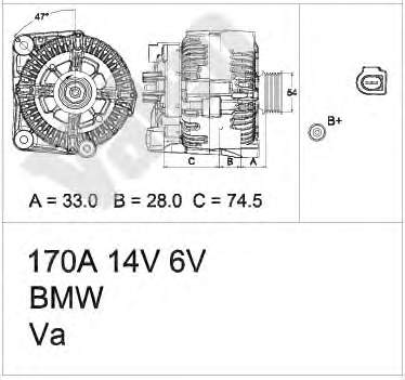 7789981 BMW gerador
