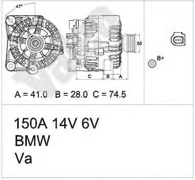 124525523 Bosch gerador