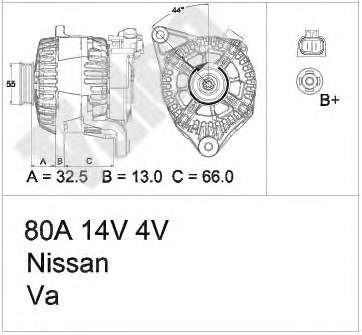 0 986 084 210 Bosch gerador