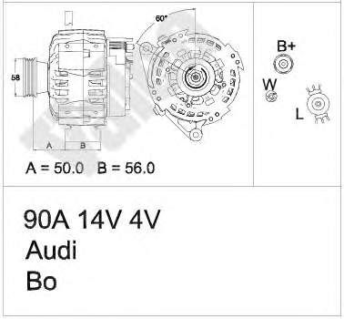 CA1244 HC Parts gerador