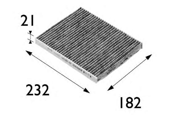 698692 VALEO filtro de salão