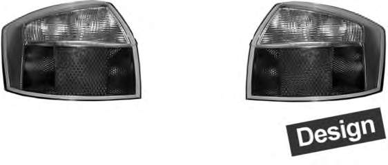Фонарь задний (TUNING), комплект из 2 шт. на Audi A4 B6 
