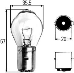 8GA002083251 HELLA lâmpada