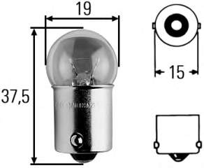 0854961800 Renault (RVI) lâmpada