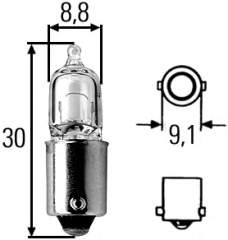 8GH002473132 HELLA lâmpada