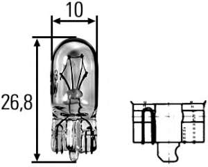 8GA008901241 HELLA lâmpada