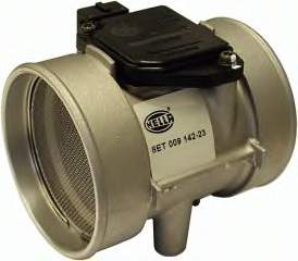 8ET 009 142-231 HELLA sensor de fluxo (consumo de ar, medidor de consumo M.A.F. - (Mass Airflow))