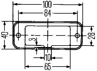 2PF961167021 HELLA Фонари опознавательные