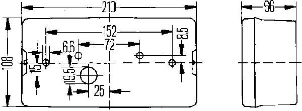 Купить 2SE006040011 HELLA Левый стоп