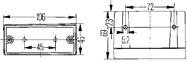 Фонарь противотуманный задний Mercedes A0005441704