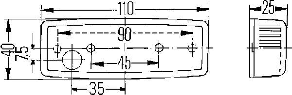 Поворотник HELLA 2PS006717031