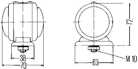 Поворотник Mercedes A0018200056