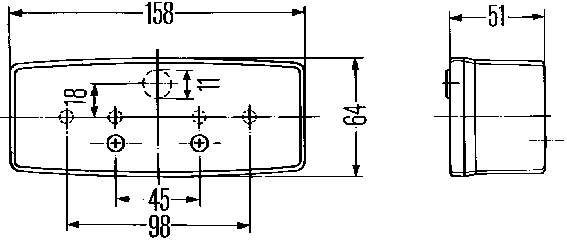 Задний фонарь 2SD003184041 HELLA