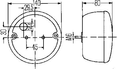 2SD001685231 HELLA Фонарь задний левый=правый