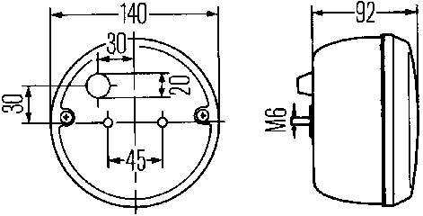 Фонарь заднего хода HELLA 2ZR001423001 цена, от 43.82 USD