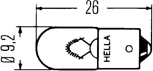 Лампочка накаливания HELLA 8GP002067121 цена, от 0.30 USD