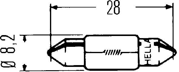 Купить 8GM002094121 HELLA Лампочка