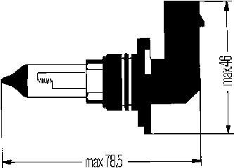8GH005636121 HELLA Лампочка дальнего света