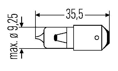 Лампа автомобильная HELLA 8GH007643121
