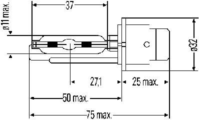 Лампочка ксеноновая 8GS007949101 HELLA