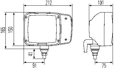 Амортизатор подвески передний левый HELLA 1SA996120031 цена, от 186.03 USD