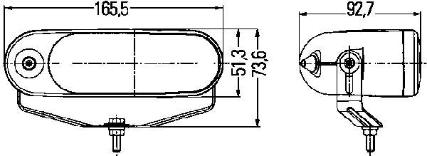 2PT008362801 HELLA Противотуманки