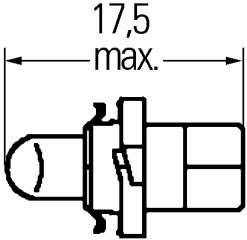 Лампочка панели приборов 8GS006677121 HELLA