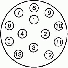 Розетка прицепа электрическая 8JB005949001 HELLA