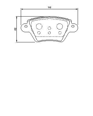 8671016712 Renault (RVI) sapatas do freio traseiras de disco