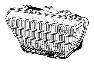 Luzes de nevoeiro esquerdas para Mercedes S (W126)