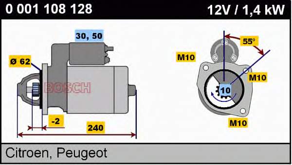 5802M6 Peugeot/Citroen 