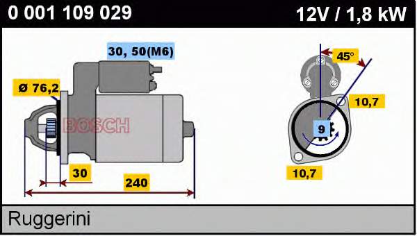 STB2034WA Motorherz motor de arranco