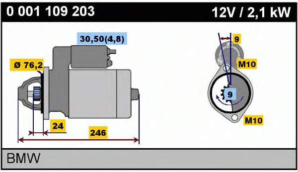 105598 Farcom motor de arranco