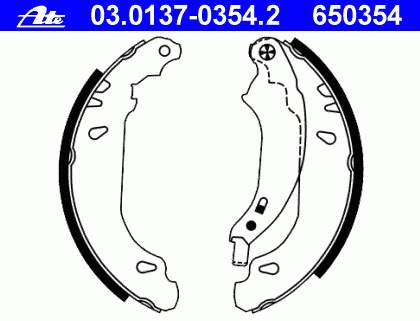50010576 Profit Sapatas do freio traseiras de tambor