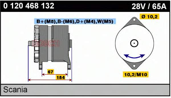 1397038 Scania gerador