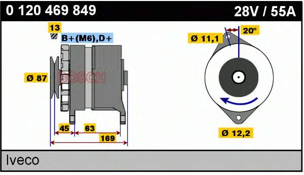 4757192 Fiat/Alfa/Lancia gerador