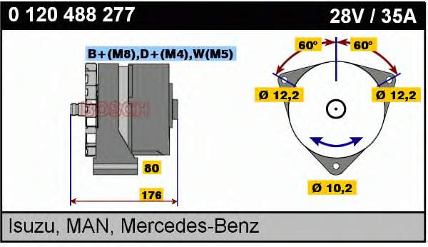 0091541502 Mercedes gerador