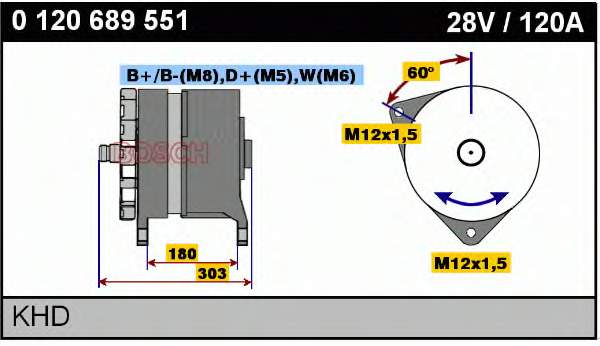 R96FB10300DC Ford relê-regulador do gerador (relê de carregamento)