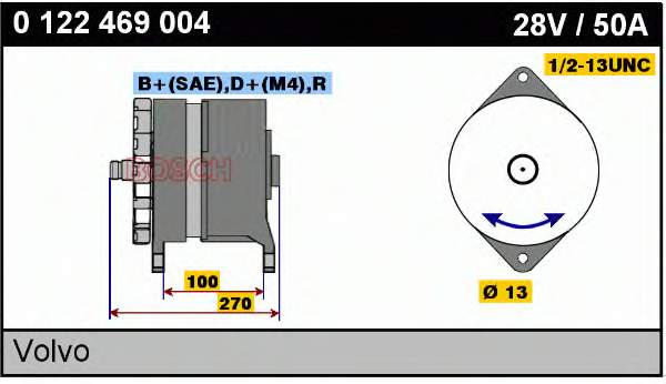 11039152 Volvo gerador